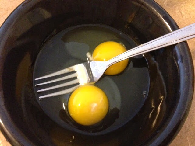 To that bowl, add 2 eggs