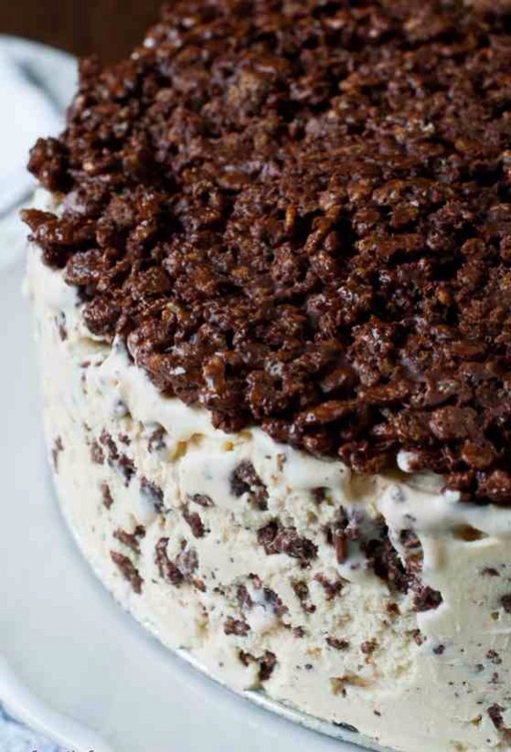 💜✨Nutella Crunch Ice Cream Cake✨💜
