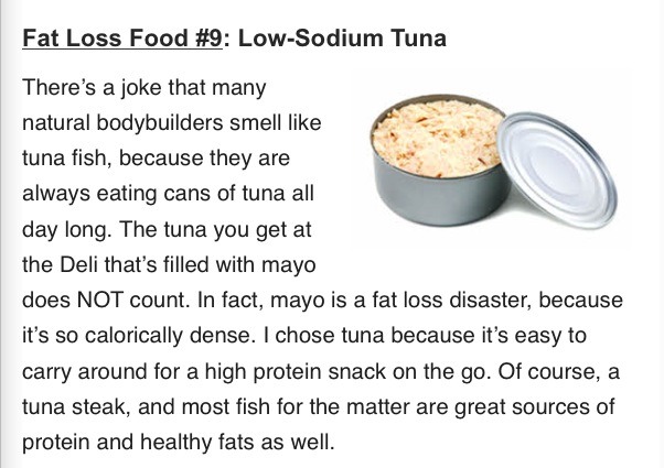 Top Ten Fat Loss Foods