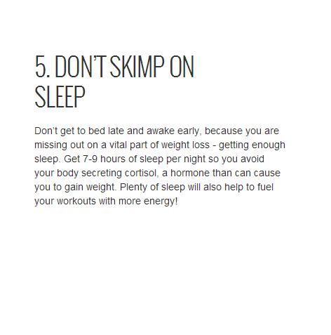 DO's And DONT's Of Weight Loss!! 