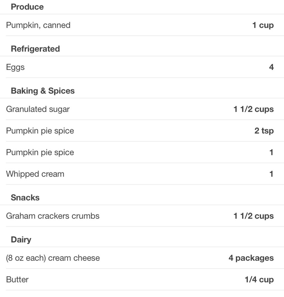 Pumpkin Cheesecake Bars Recipe 