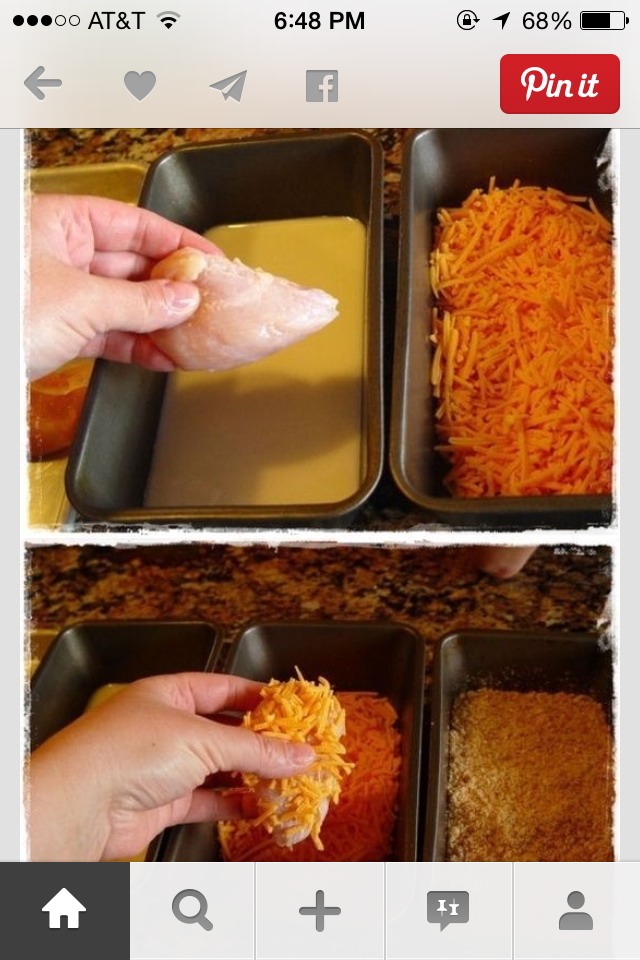 Crispy Cheddar Chicken Recipe!
