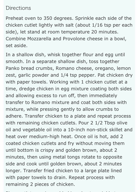 " Delicious Lemon Chicken Romano"