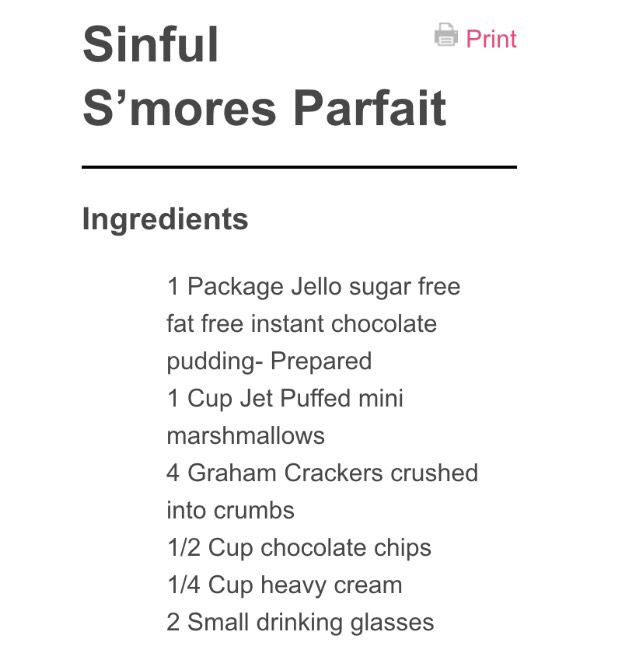 Sinful smores parfait 🍫😍❤️
