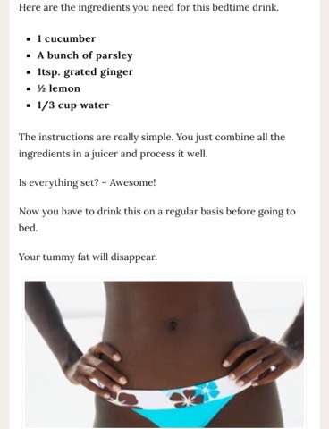 Bed Time Slimming Drink ⚡️⚡️