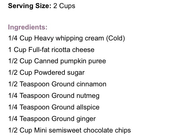 🎃Pumpkin Spice Cannoli Dip!🎃