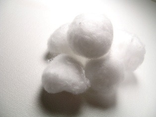 Cotton ball or a 