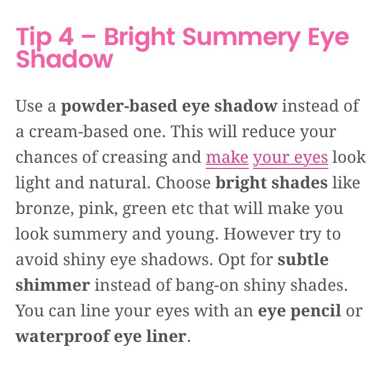 ✨5 Summer Makeup Tips✨