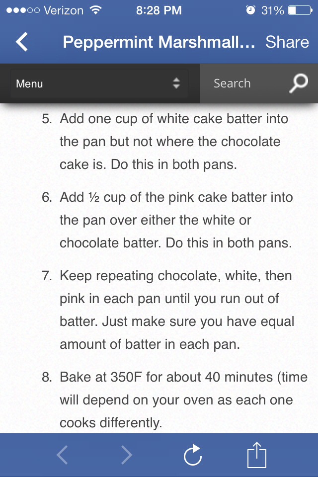 Peppermint Marshmallow Cake!!!