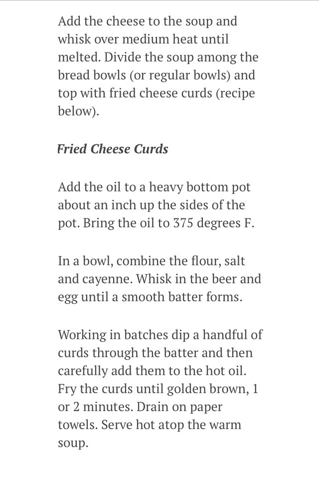 Broccoli Cheddar Soup 