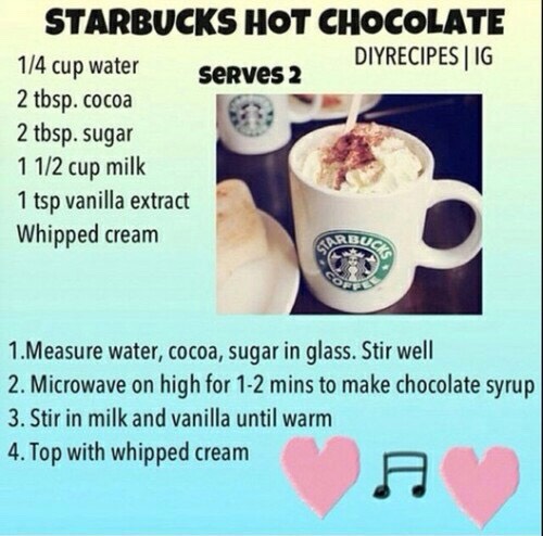 Starbucks Drink Recipes 🙈💘