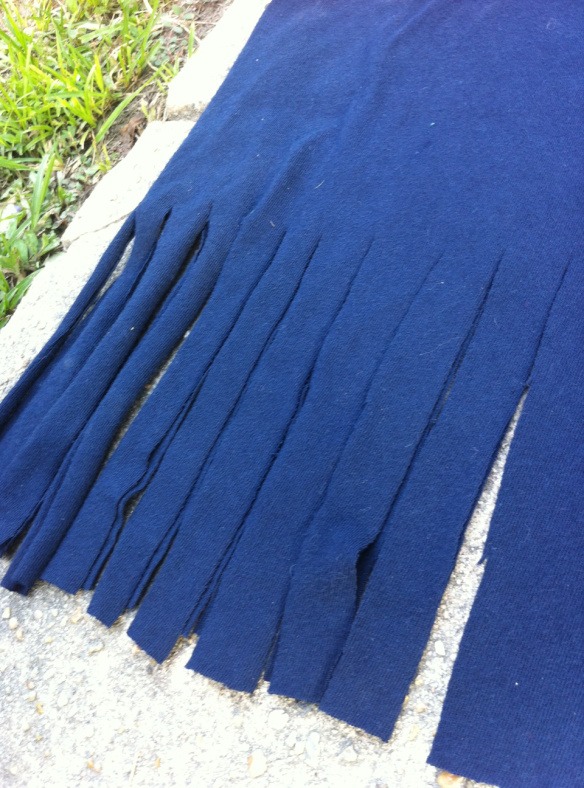 Next cut the bottom part as shown in the pic, same distance away