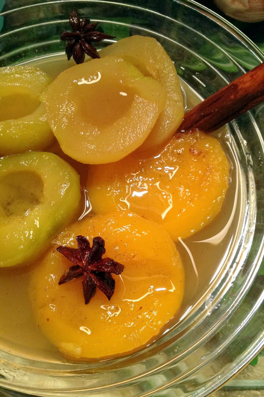 poached fruit