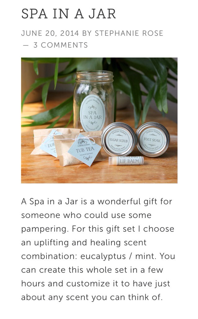 SPA IN A JAR (HOMEMADE RECIPES) 💜💚💜💚💜💚
