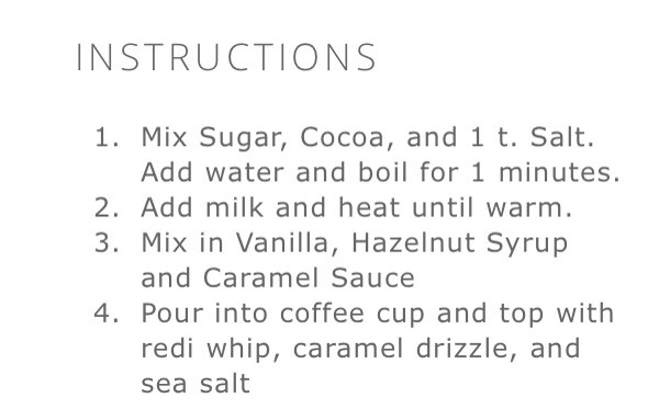 STARBUCKS SALTED CARAMEL HOT CHOCOLATE! 