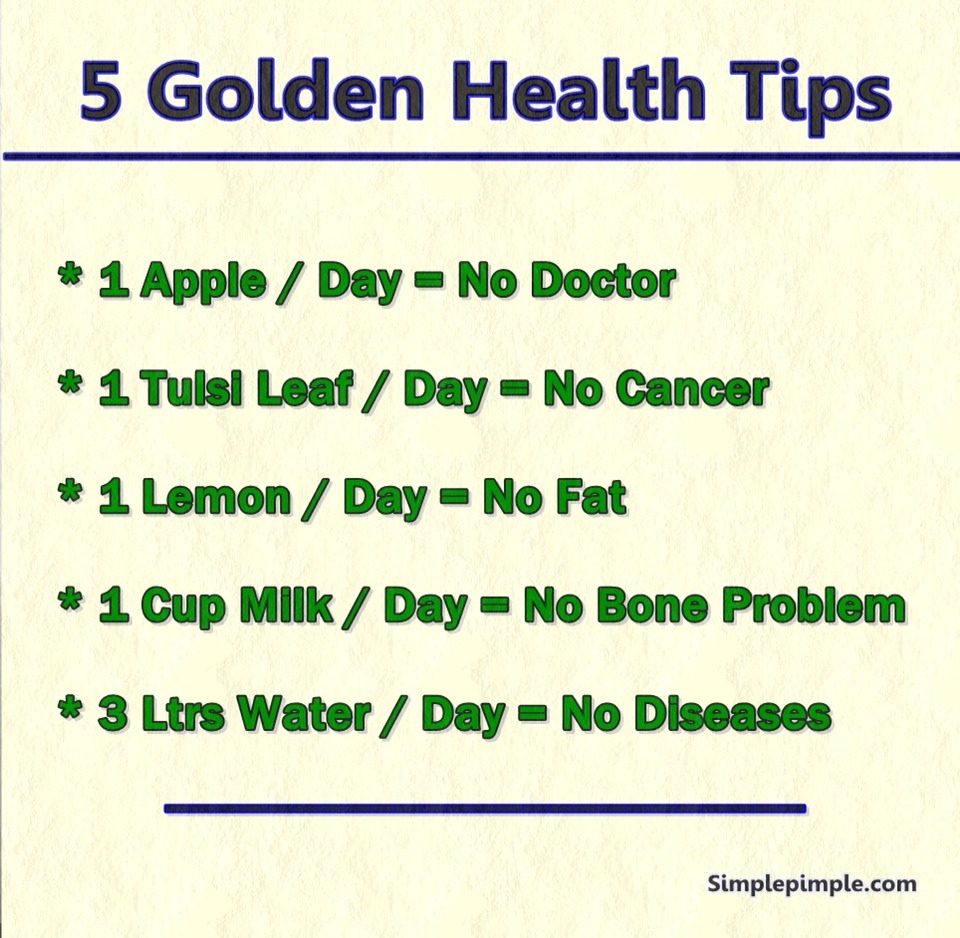 Heath Tips That You Didnt Know And Should Folow Every Day π±