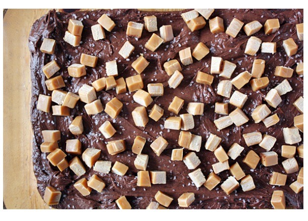 Salted Caramel Chocolate Dump Cake.