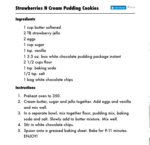 ππππAMAZING strawberries And Cream Pudding Cookies!!!(;ππππ