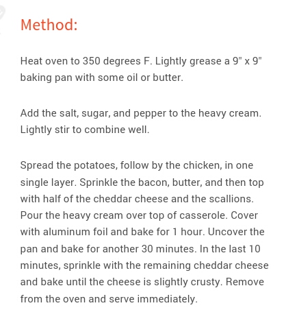 BAKED CHICKEN & POTATOE CASSEROLE:loaded vid tons of cheese n cream yum