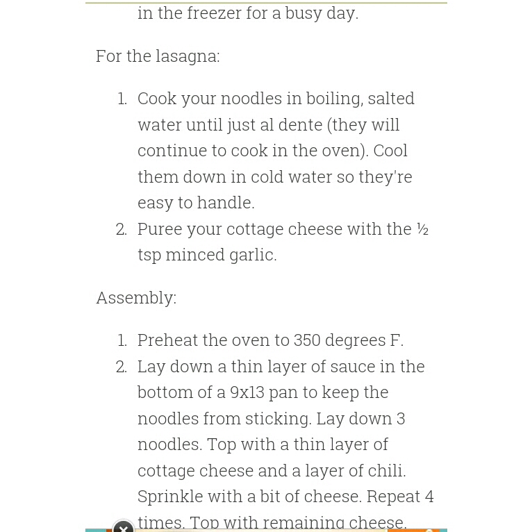 BBQ Chili Cheese Lasagna