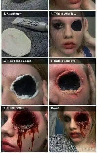 Cool Halloween Makeup. 