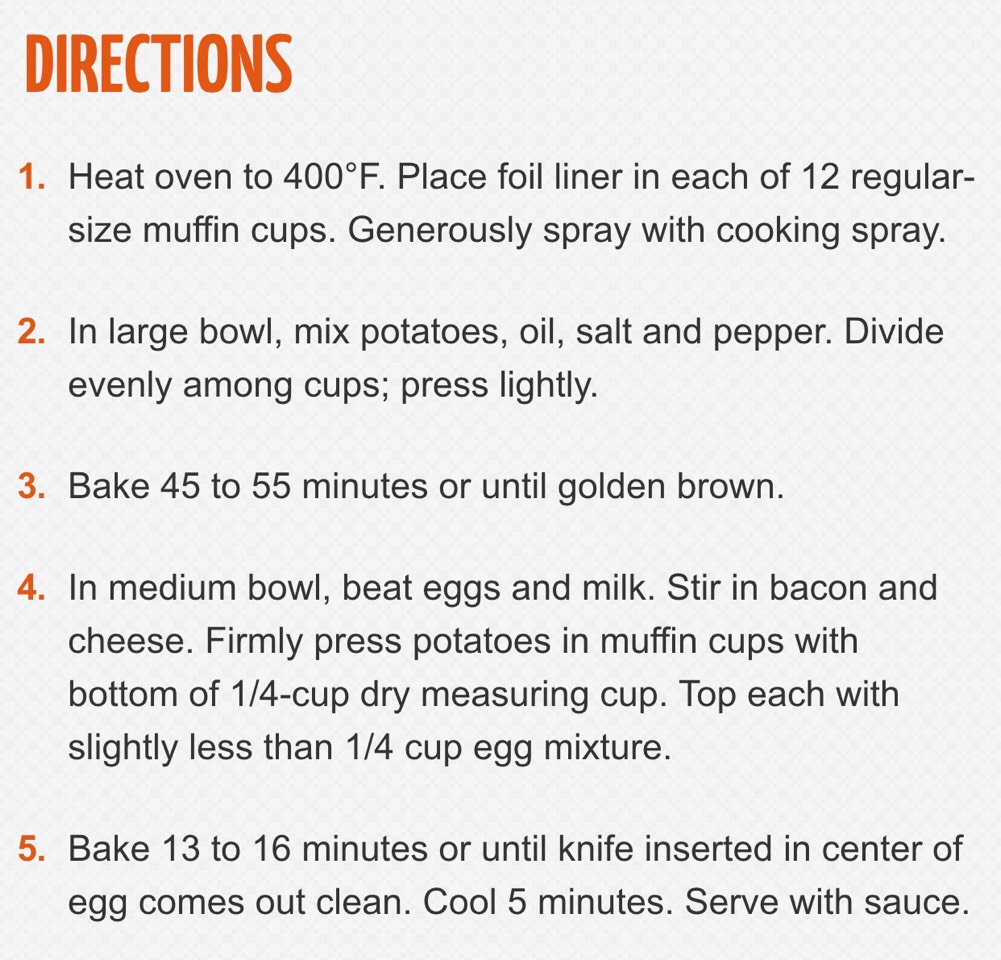 Bacon Egg Breakfast Cupcakes