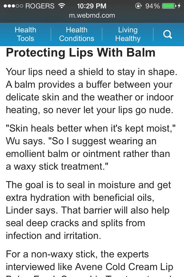 Getting Rid Of Winter Chapped Lips 