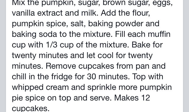 Pumpkin Pie Cupcakes :)