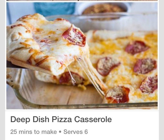 👍❤️Delicious Deep Dish Pizza Casserole ❤️👍
