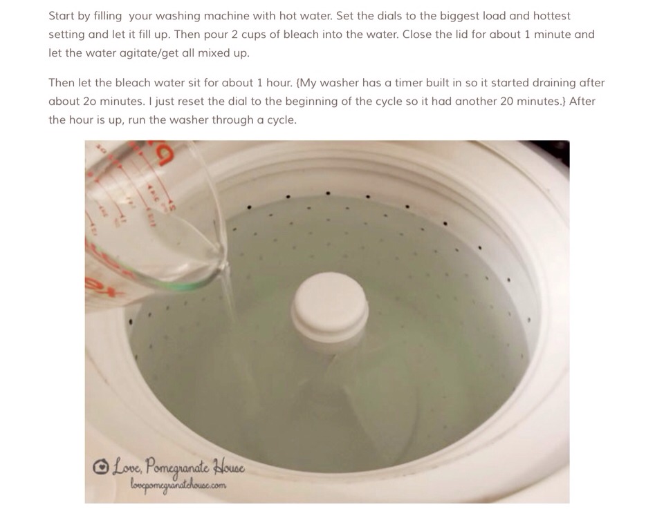 💖How to Clean Your Washing Machine💖