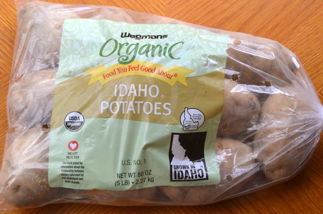 Potato skins contain half of a potato's antioxidants, but it also contain most of the pesticides. For this reason, you should consider getting organic.