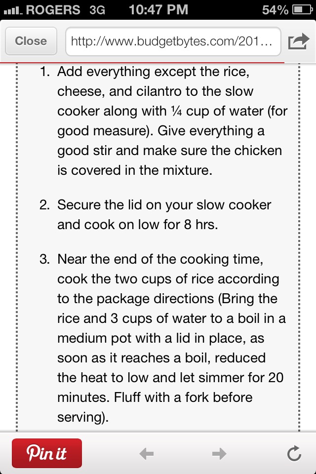 Instructions