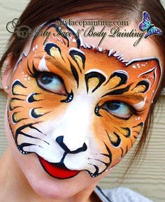 Tigers And Leopards. Face Painting Tutorial For Halloween.