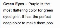 The Best Complements: Sepia, rust, purple, pink