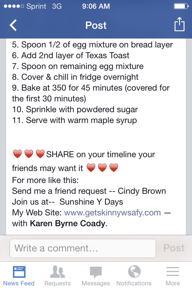 French Toast Casserole 