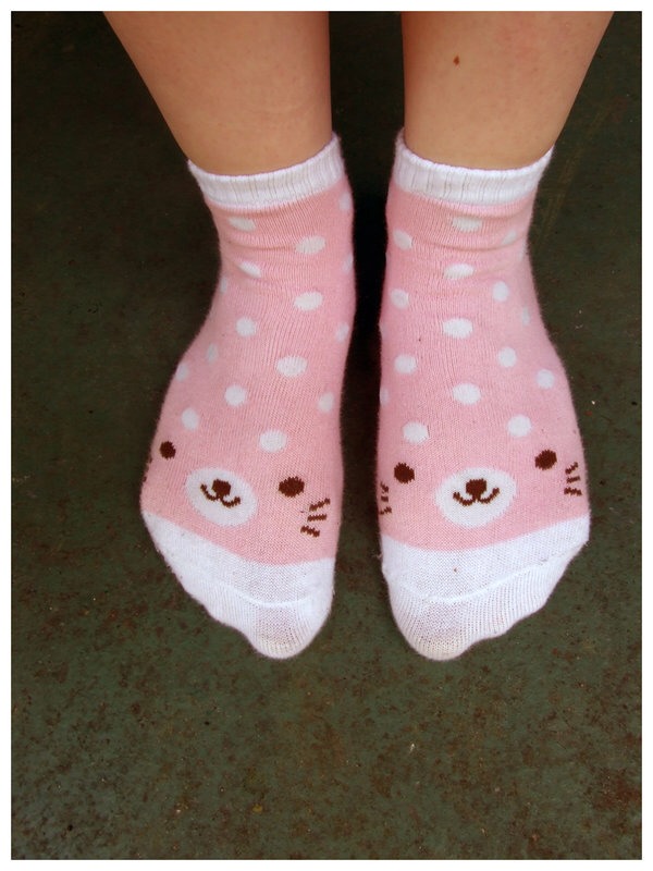 Socks! During gym if your socks get wet or super sweaty you won't want to wear it the whole day. So always have an extra pair of socks with you just in case!