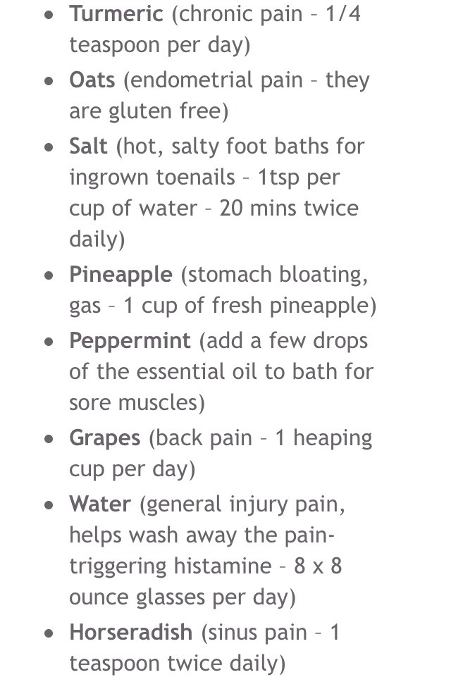 Top 20 Natural Pain Killers In Your Kitchen