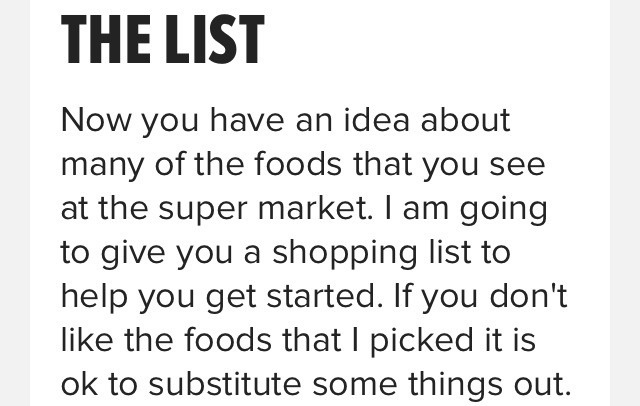 ✅A Beginners Shopping List! Great Guide For Healthier Eating!✅