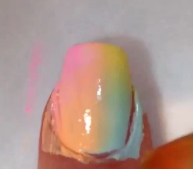 Colorful Ombré Nail Designs