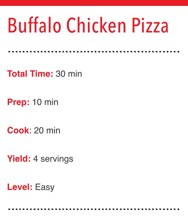 BUFFALO CHICKEN PIZZA!🍕 