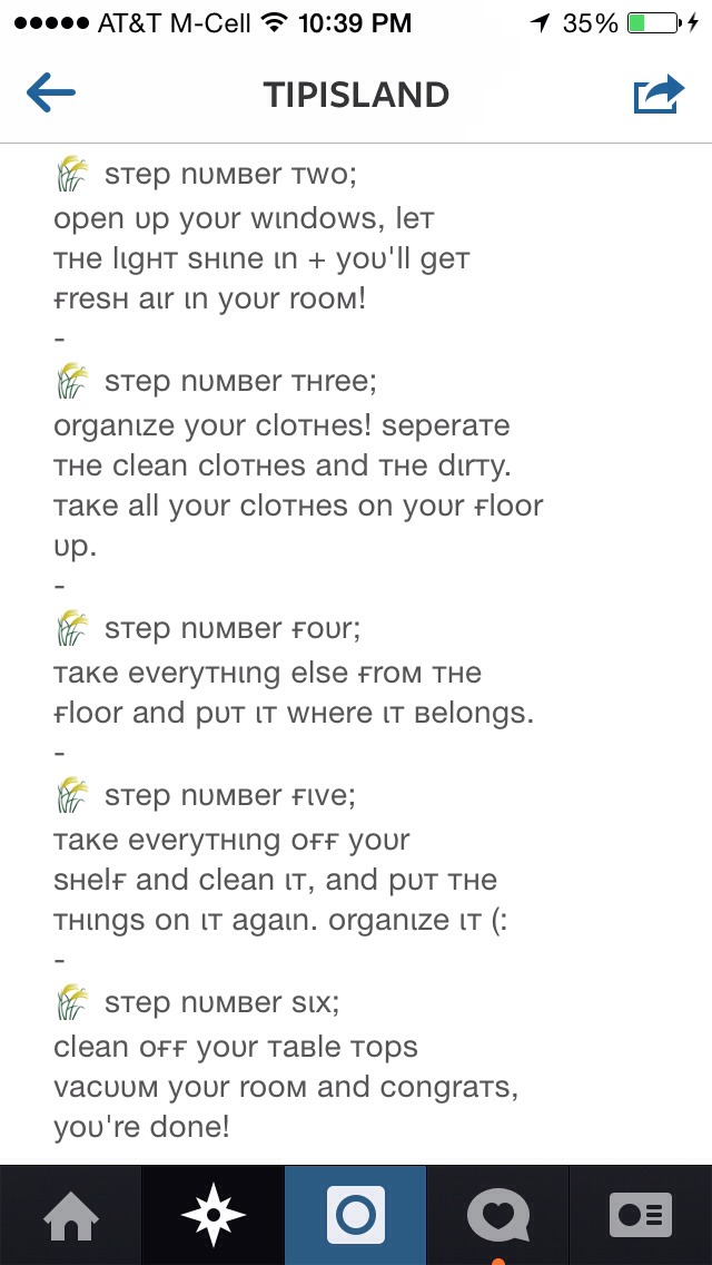 How to clean your room