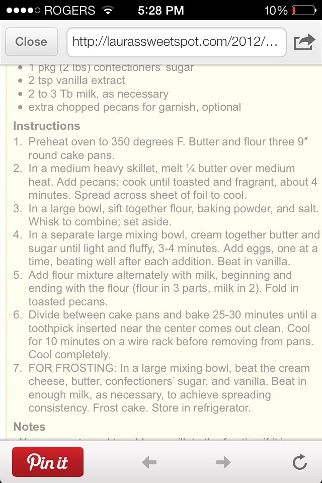Toasted Butter Pecan Cake!!