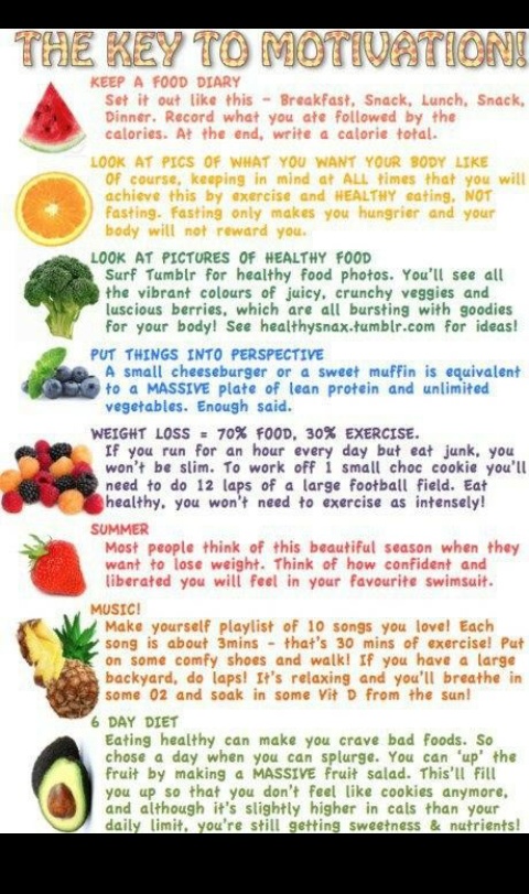 the key to motivation & fitness tips💪