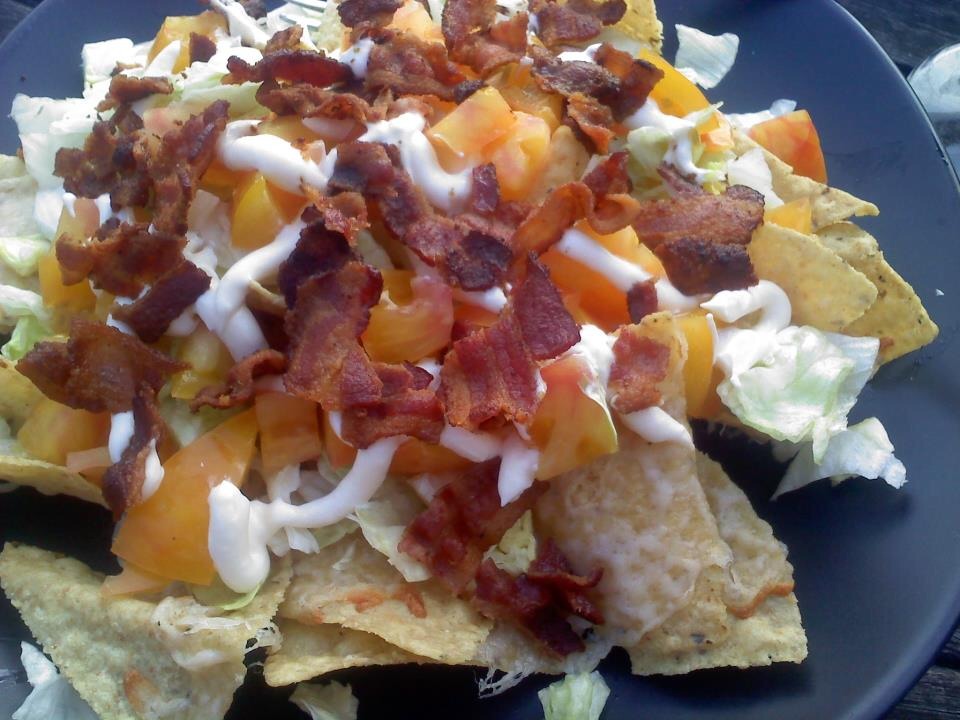 Bacon nachos