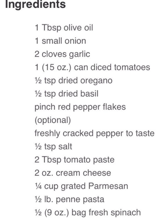 Healthy Creamy Tomato And Spinach Pasta!😍 #tipit
