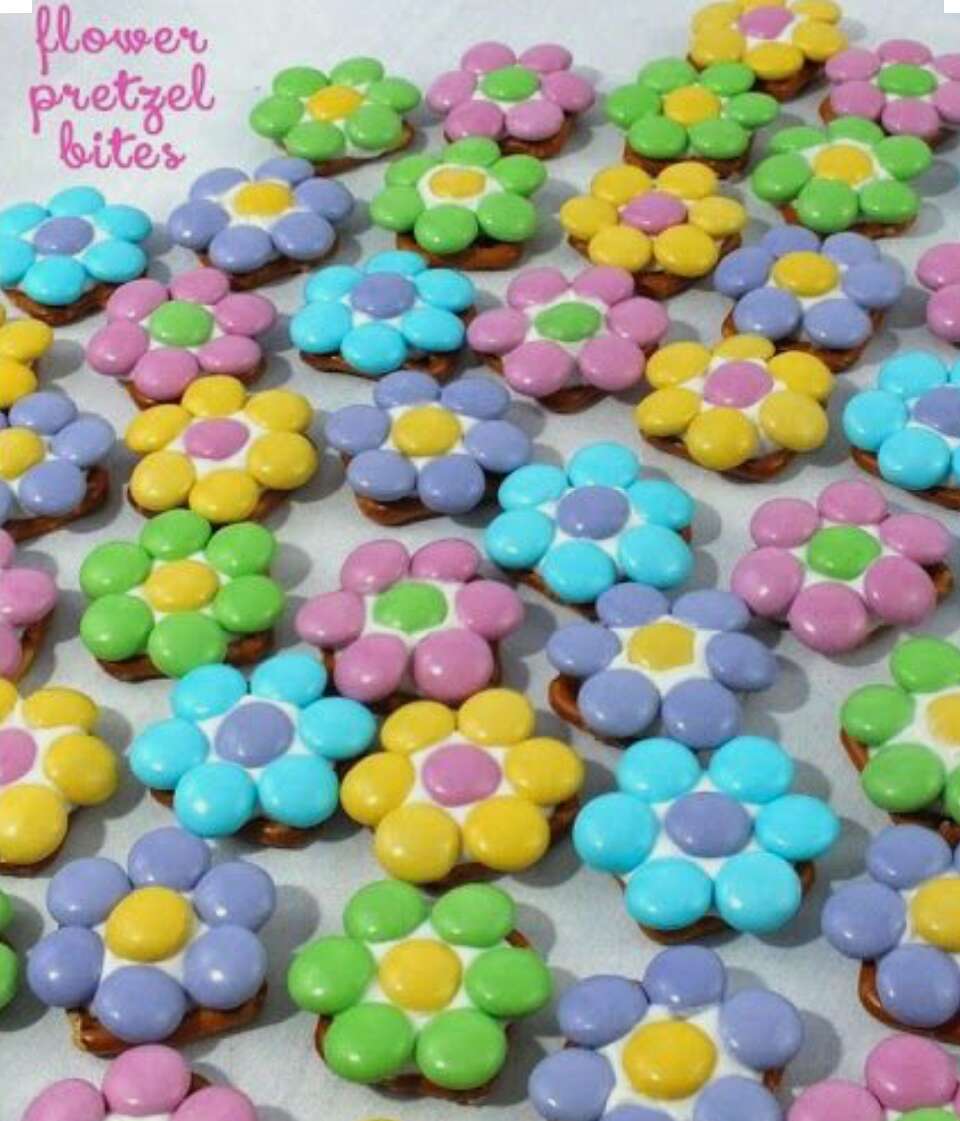 Flower Pretzel Bites!!!