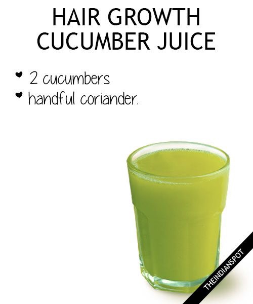 4 JUICE RECIPES FOR FASTER HAIR GROWTH