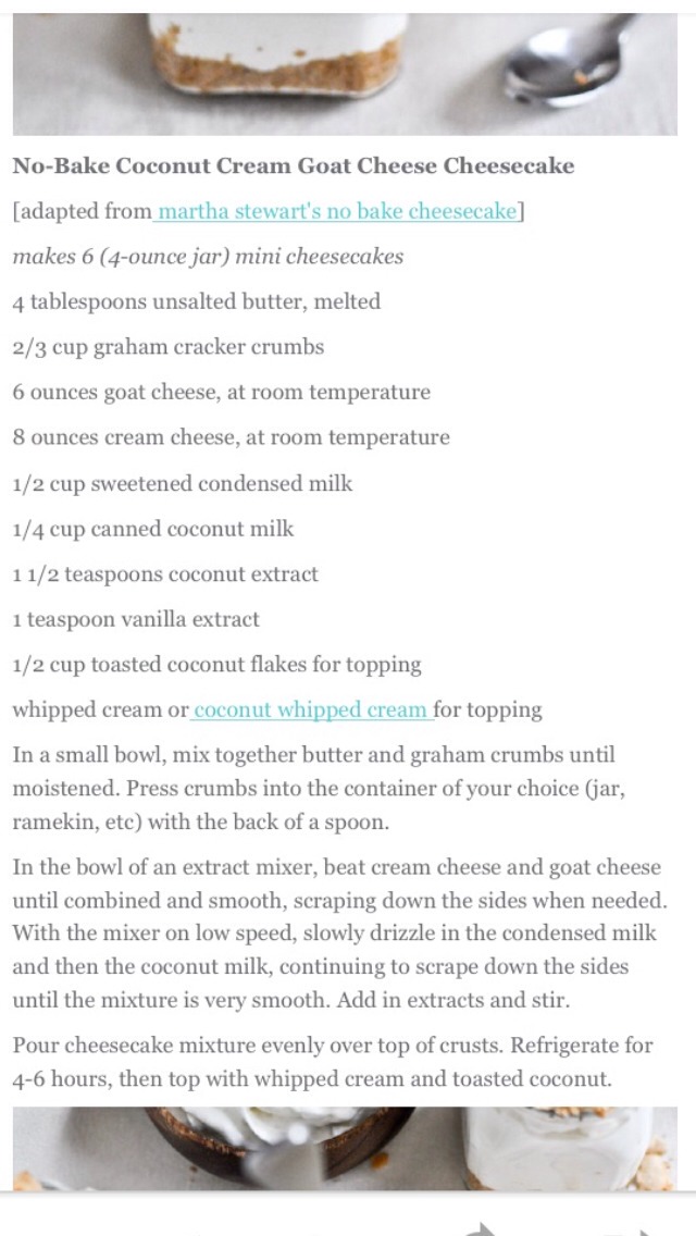 No-bake Cocoanut Cream Cheesecake