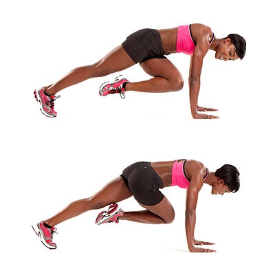 25 mountain climbers (each side)