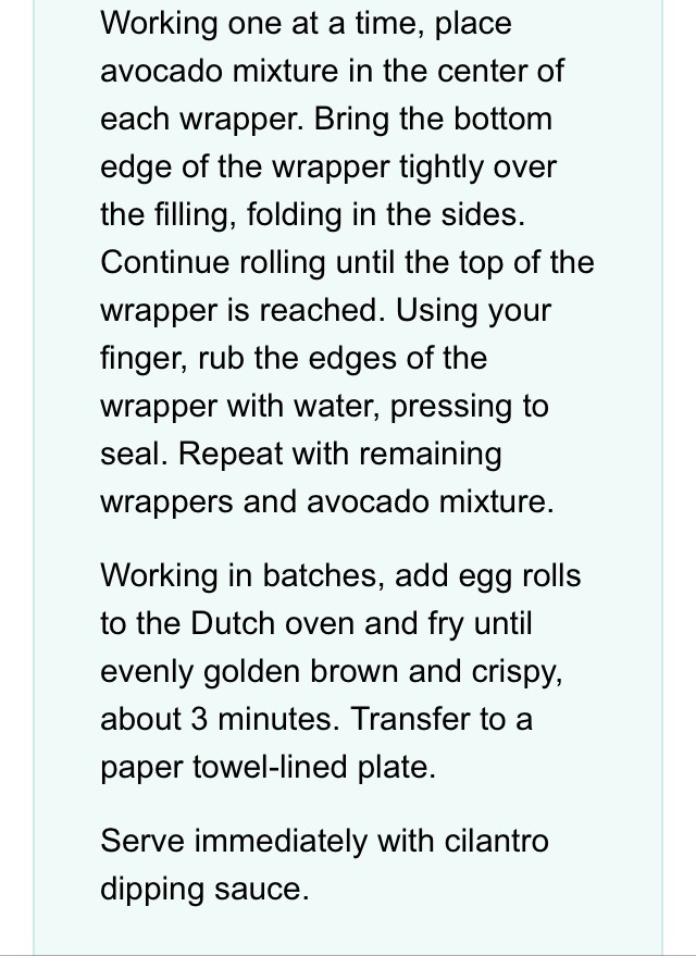 Cheesecake Factory's Avocado Egg Rolls With Cilantro Sauce! Best Copy Recipe!